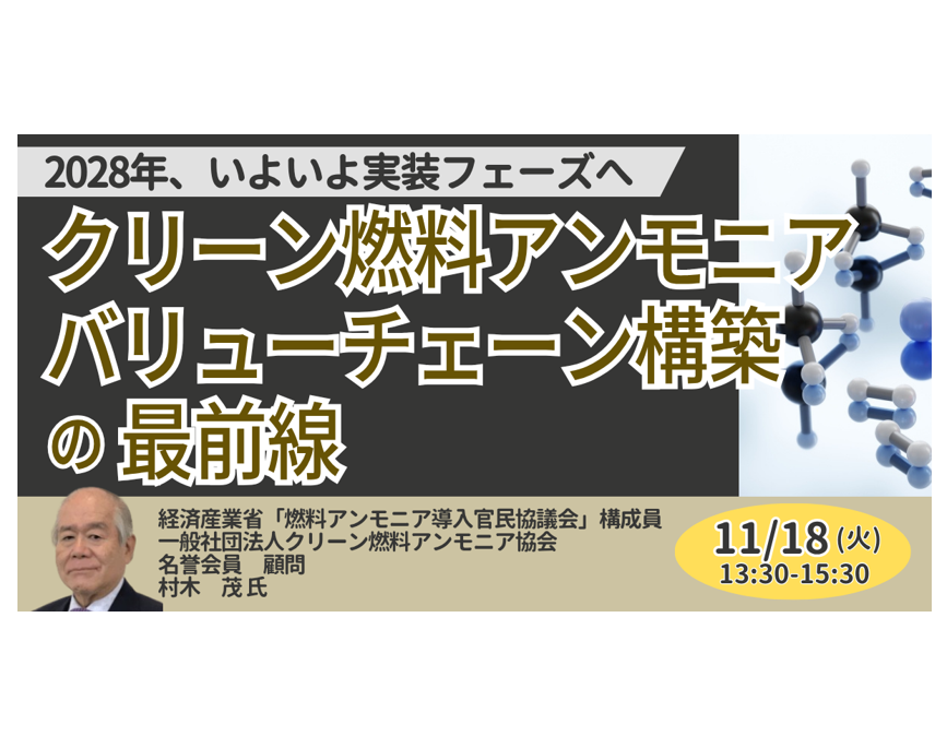 燃料アンモニア導入が拓く新市場